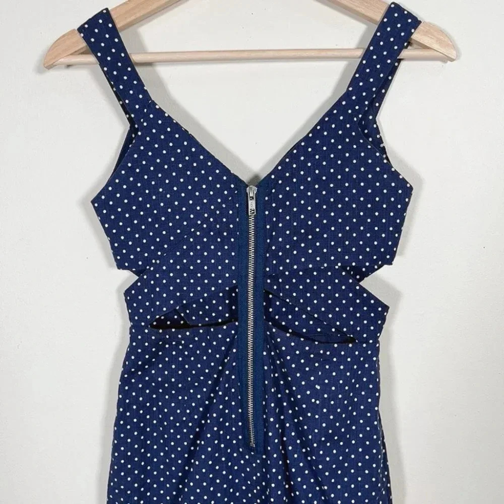Anthropologie Greylin Cutoff Polka Dot Dress - Picture 10 of 12